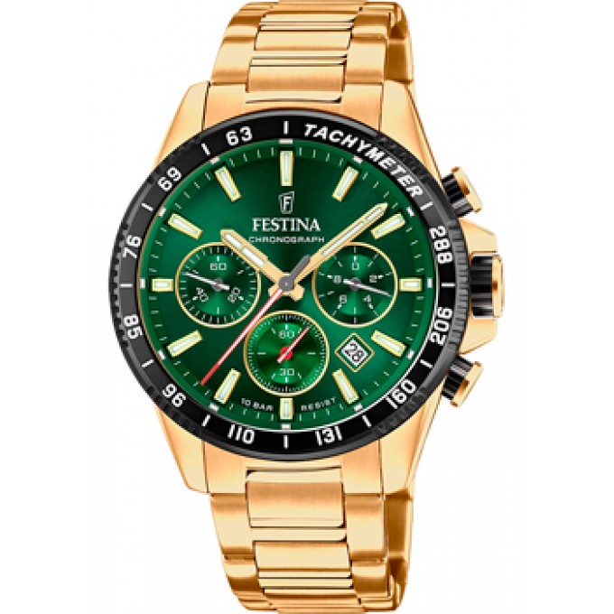 fashion наручные мужские часы FESTINA F20634.4. Коллекция Timeless Chronograph W242281